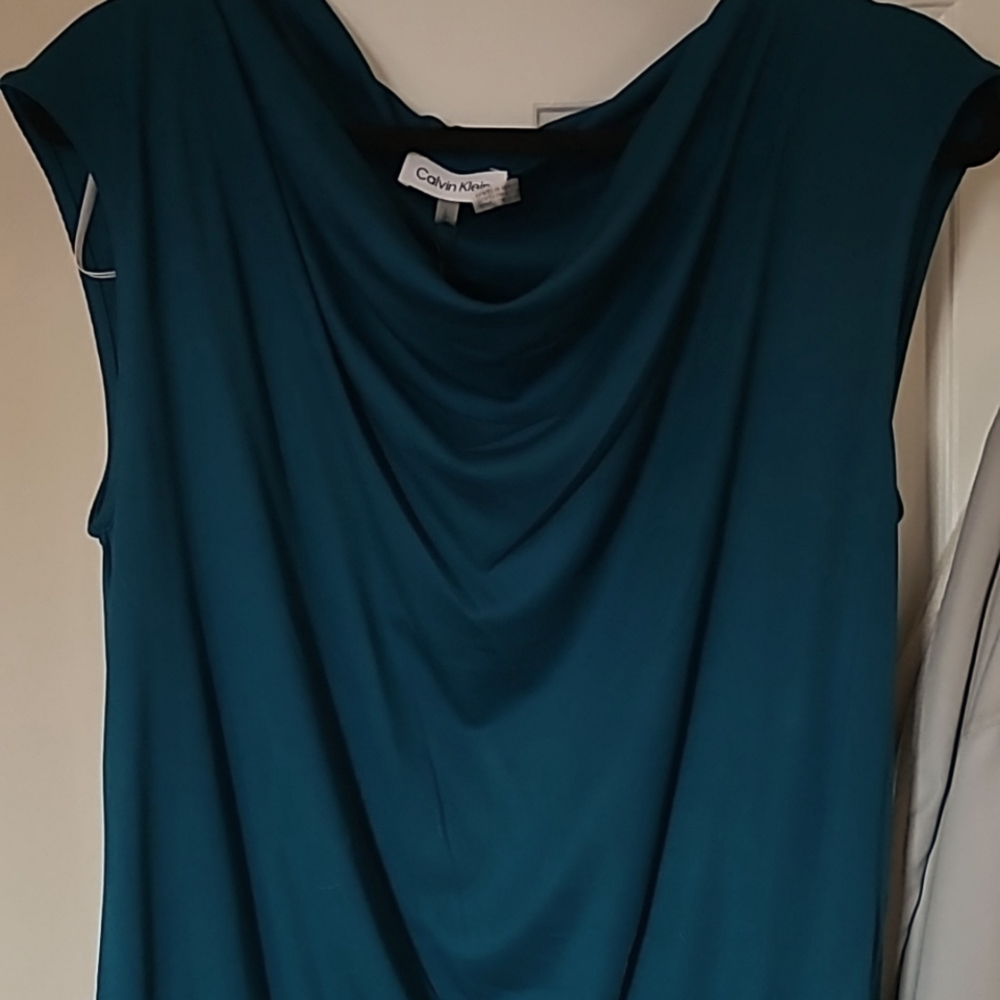 Calvin Klein Cowell neck Sleeveless shirt